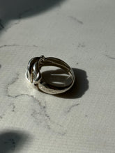 Load image into Gallery viewer, Chunky Double C Sterling Silver Ring Size 10
