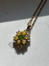 Load image into Gallery viewer, Opal &amp; Peridot Gold Vermeil Necklace
