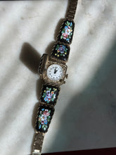 Load image into Gallery viewer, Vintage USSR Floral Enamel Peekaboo Watch
