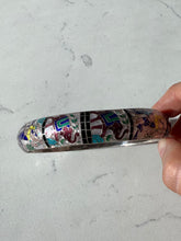 Load image into Gallery viewer, Chunky Enamel Sterling Bangle 8”
