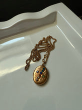 Load image into Gallery viewer, Edwardian 12k Gold Fill Cross Locket Necklace

