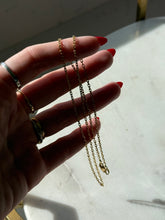 Load image into Gallery viewer, Italian 14k Solid Yellow Gold Biker Chain 20”
