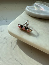 Load image into Gallery viewer, Pink Conch Sterling Silver Ring Size 7.75
