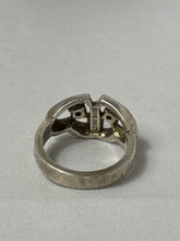 Load image into Gallery viewer, Lenox Peridot &amp; Pearl Sterling Heart Ring Size 5
