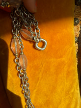 Load image into Gallery viewer, David Yurman Faceted Rose Quartz Sterling Silver &amp; 18k Gold Toggle Clasp Chain
