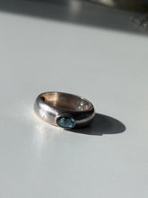 Load image into Gallery viewer, Vintage Blue Topaz Sterling Silver Ring Size 7
