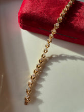 Load image into Gallery viewer, Gold Vermeil CZ Tennis Bracelet 7”
