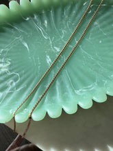 Load image into Gallery viewer, Vintage 14k Yellow Gold Flat Box Chain 19.5”
