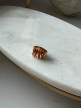 Load image into Gallery viewer, Canadian Orange Stone Gold Vermeil Ring Size 9.75
