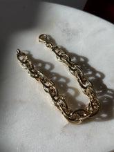 Load image into Gallery viewer, Italian Light Yellow Gold Vermeil Bracelet 8.5”
