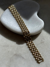 Load image into Gallery viewer, Gold Tone Panther Link Bracelet

