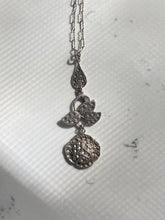 Load image into Gallery viewer, Antique Rose Sterling Silver Necklace
