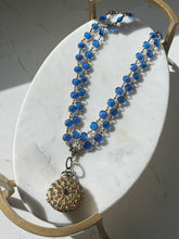 Load image into Gallery viewer, Vintage Czech Glass Perfume Locket Necklace
