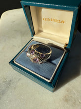 Load image into Gallery viewer, Amethyst Sterling Silver Ring Size 8.5
