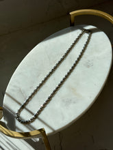 Load image into Gallery viewer, Vintage Flat Sterling Silver Chain 22”
