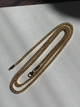 Load image into Gallery viewer, Italian Vintage Semi-Solid 10k Yellow Gold Franco Chain 22”
