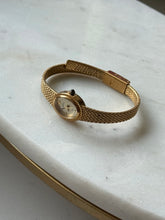 Load image into Gallery viewer, Italian Jules Jurgensen Goldtone Ladies Wrist Watch 6.25”
