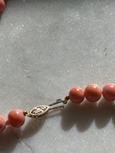 Load image into Gallery viewer, Angel Skin Coral 14k Gold Necklace 16”
