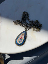 Load image into Gallery viewer, Vintage 1930s Floal Micromosaic Necklace
