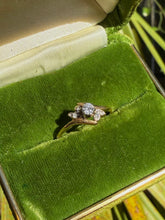 Load image into Gallery viewer, Diamond 14k Yellow Gold Ring Size 7.75
