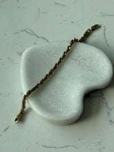 Load image into Gallery viewer, Italian Gold Vermeil Bracelet 7.5”
