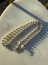 Load image into Gallery viewer, Vintage 90s Italian Ball Chain Sterling Silver Necklace 16”
