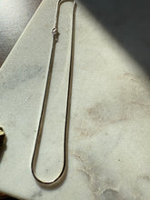 Load image into Gallery viewer, Italian Vintage Sterling Silver Snake Chain 16”
