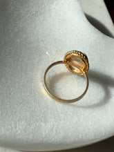 Load image into Gallery viewer, Gold Filled Ship Scrimshaw Ring Size 9
