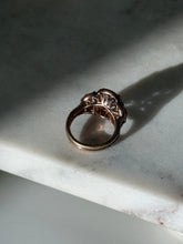 Load image into Gallery viewer, Gold Vermeil Purple Ring Size 7
