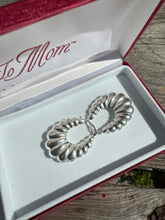 Load image into Gallery viewer, Shrimp Croissant Sterling Silver Hoop Earrings
