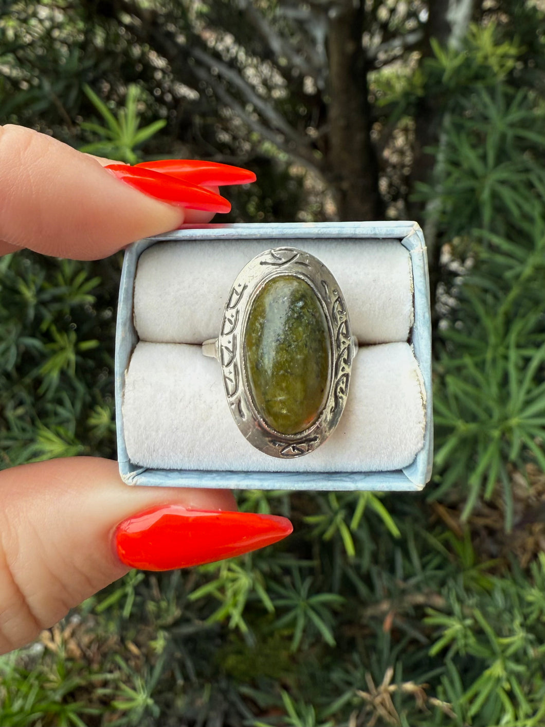 Irish Sterling Silver Ring Size 6.5