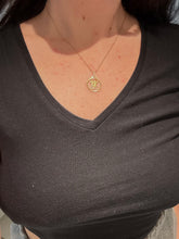 Load image into Gallery viewer, Italian Vintage Gemini 8k Yellow Gold Pendant
