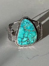 Load image into Gallery viewer, Vintage Chunky Turquoise Sterling Silver Cuff Bracelet
