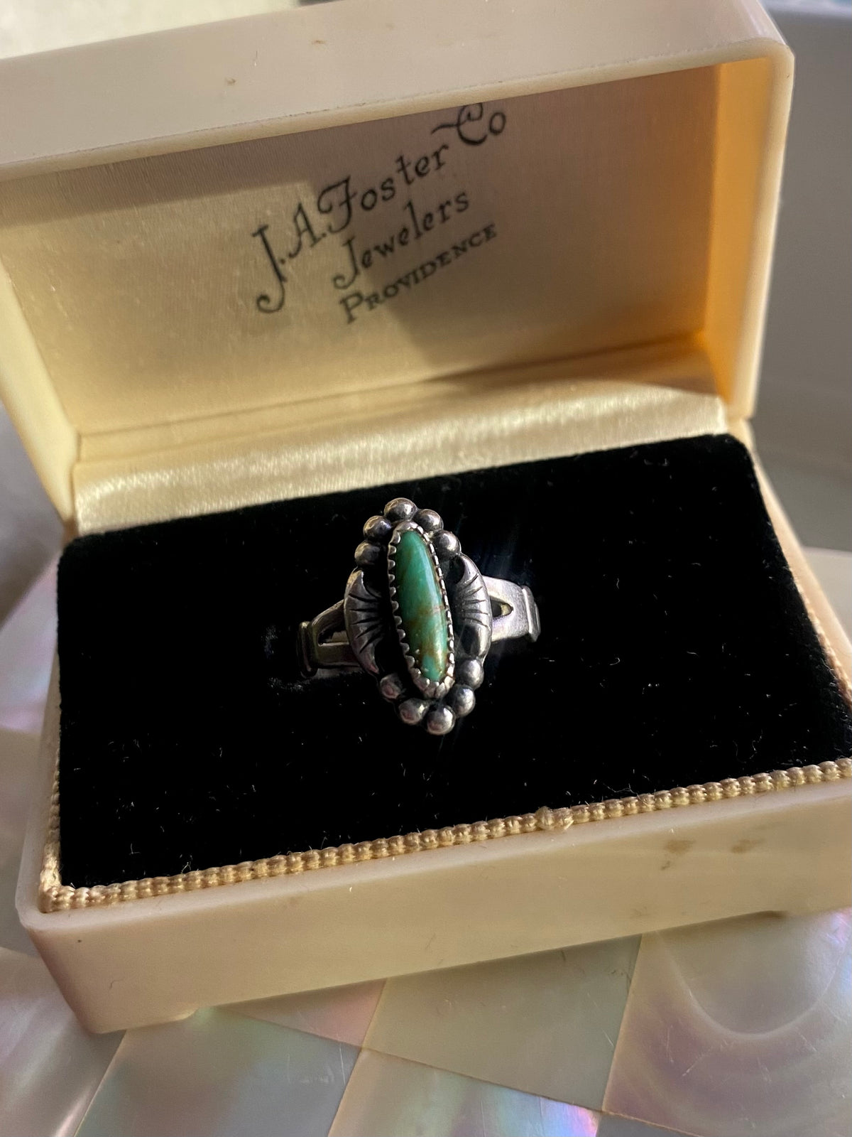Bell Sterling Silver Ring Size 6