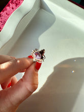 Load image into Gallery viewer, Amethyst Sterling Silver Ring Size 5.5
