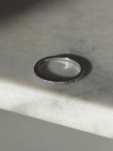 Load image into Gallery viewer, Pink Sterling Silver Thin Dainty Stacker Band Size 8
