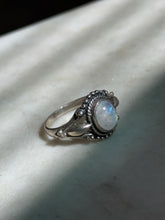Load image into Gallery viewer, Moonstone Sterling Silver Ring Size 9
