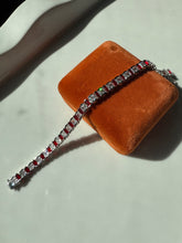 Load image into Gallery viewer, Sterling Silver Tennis Bracelet 6.5”
