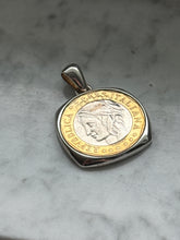 Load image into Gallery viewer, Milor 1000 Italian Lire Coin set in Sterling Silver
