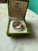 Load image into Gallery viewer, Two-Tone Sterling Ring Size 7.5

