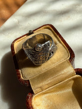Load image into Gallery viewer, Israel Sterling Silver Brutalist Ring Size 6.25
