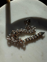 Load image into Gallery viewer, Italian Solid Sterling Silver Cuban Link Bracelet 8”

