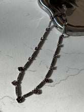 Load image into Gallery viewer, Floral Sterling Silver Necklace 16”-18”

