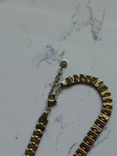 Load image into Gallery viewer, Gold Vermeil Flat Link Chain
