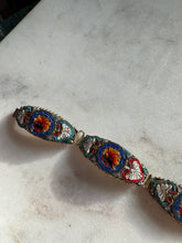 Load image into Gallery viewer, Italian Vintage Micromosaic Bracelet 7”
