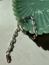 Load image into Gallery viewer, Chain De Ancré Sterling Silver Bracelet 8”
