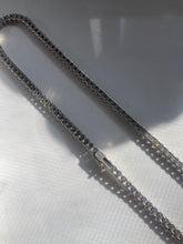 Load image into Gallery viewer, Chunky CZ Sterling Silver Tennis Chain
