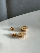 Load image into Gallery viewer, Vintage 14k Gold Opal Earrings
