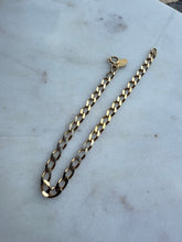 Load image into Gallery viewer, Vintage Gold Vermeil Cuban Bracelet 6.75”
