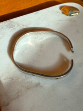 Load image into Gallery viewer, Two-Tone Sterling Silver &amp; Brass Mexico Bangle Bracelet
